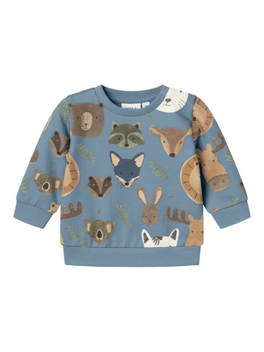 NAME IT BABY - NBM ORVAN LS SWEAT BRU - Mountain Spring