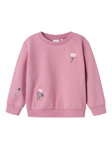 NAME IT MINI - NMF ONDINE NREG SWEAT BRU - Mauve Orchid