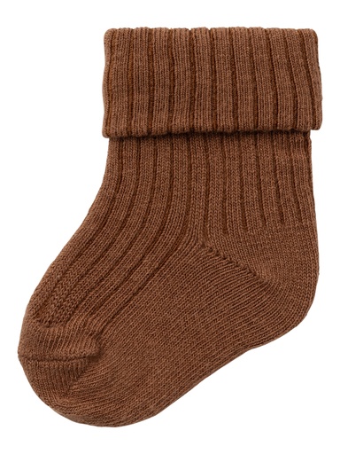 NAME IT BABY - NBM NOBBU SOCK - Pecan Pie