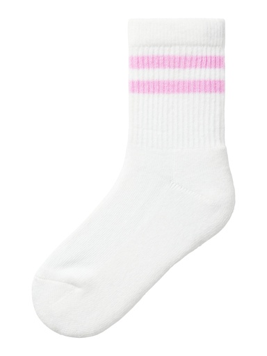 NAME IT MINI - NMF NALMA SOCK - Bright White Pastel Lavender
