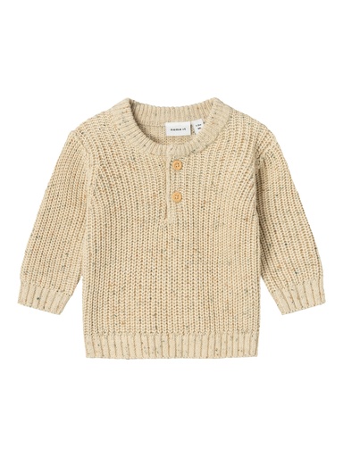 NAME IT BABY - NBM NESALLE LS KNIT - Summer Sand