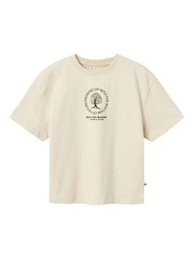 NAME IT KIDS - NKM NAKABBO SS NREG HEAVY TOP - Summer Sand