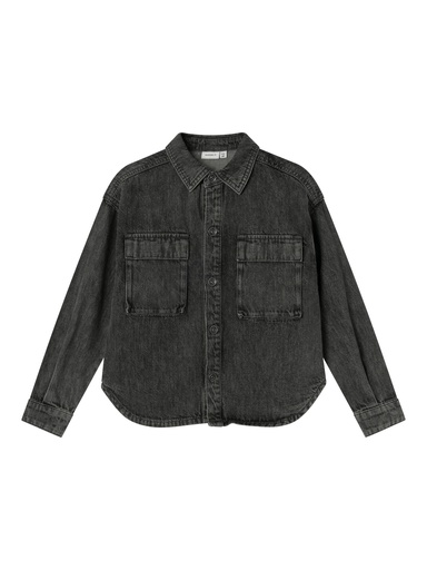 NAME IT KIDS - NKM SEVEN OS DNM LS SHIRT 5010-BY N - Medium Grey Denim