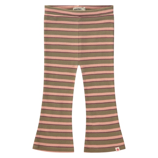 Babyface - girls flared rib pants - ARMY - BBE24428208