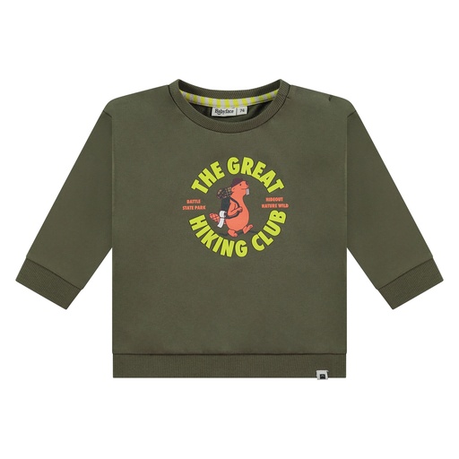 Babyface - boys sweatshirt - dark forrest - BBE24527421