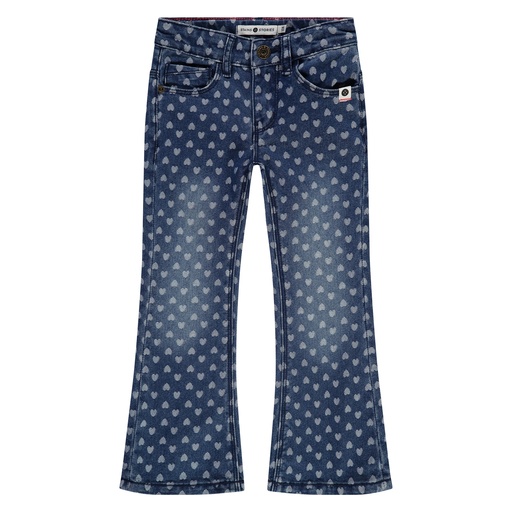 Stains & Stories - girls flared denim - denim blue - SSA24408252
