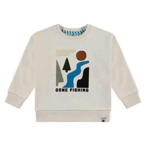 Stains & Stories - boys sweatshirt - off white - SSA24507473