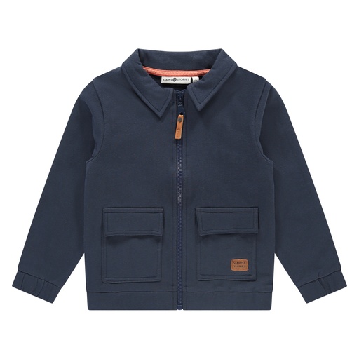 Stains & Stories - boys cardigan - navy - SSA24607496