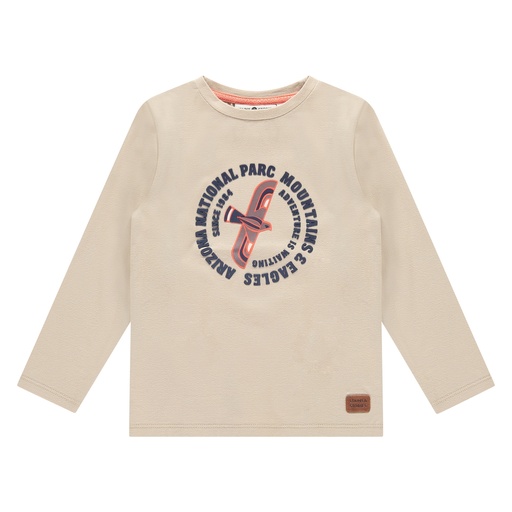 Stains & Stories - boys t-shirt longsleeve - shell - SSA24607693