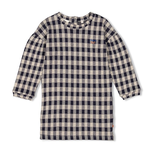 Jubel - Geruite jurk - Amour Toujours - Marine - 91400385