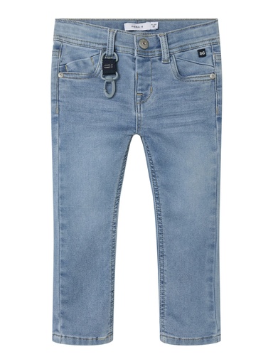 NAME IT MINI - NMM THEO DNMTHAYER 2689SWE KEY PANT NOOS - Light Blue Denim
