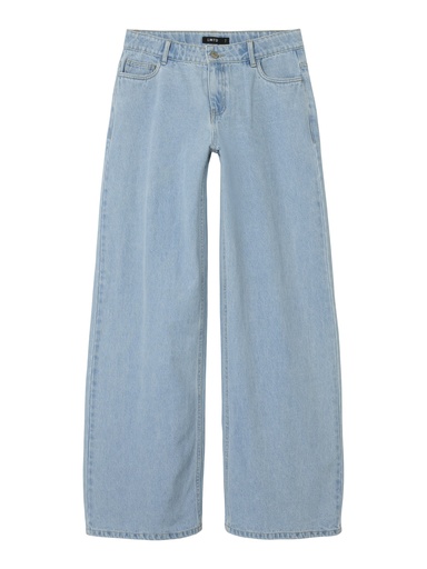 LMTD - NLF KIZZA DNM LW WIDE PANT NOOS - Light Blue Denim SUPER LIGHT