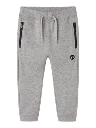 NAME IT MINI - NMM VIMO SWE PANT BRU NOOS - Grey Melange