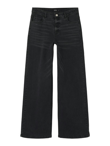 LMTD - NLF TEPPI DNM NW WIDE PANT NOOS - Black Denim