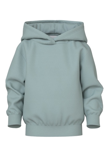 NAME IT MINI - NMF VIAN LS NREG SWEAT WH BRU - Gray Mist