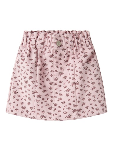 NAME IT MINI - NMF BITTEN SHORT TWILL SKIRT 4662-YF T - Winsome Orchid AOP