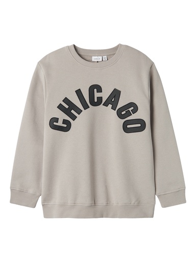 NAME IT KIDS - NKM BIFINN LS NREG SWEAT UNB - Ash