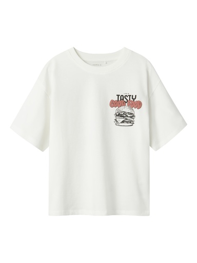 NAME IT KIDS - NKM TIBILBO SS RLX TOP - Cloud Dancer