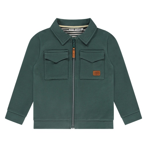 Stains & Stories - boys sweat cardigan - bottle - SSA25207429-SSA-00064