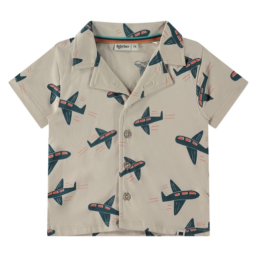 Babyface - baby boys shirt short sleeve - shell - BBE25327657-BBE-00267