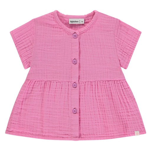 Babyface - baby girls blouse short sleeve - candy - BBE25328540-BBE-00273