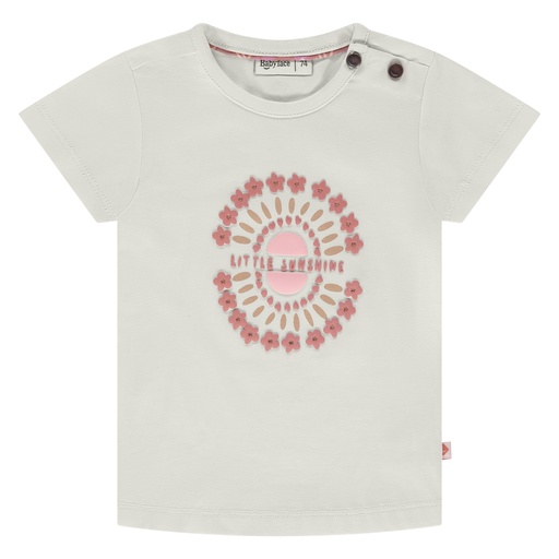 Babyface - baby girls t-shirt short sleeve - creme - BBE25228628-BBE-00146