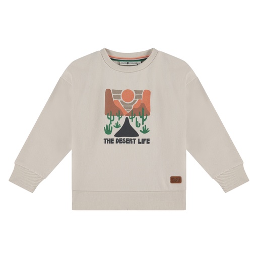 Stains & Stories - boys sweatshirt - bone - SSA25107405-SSA-00014