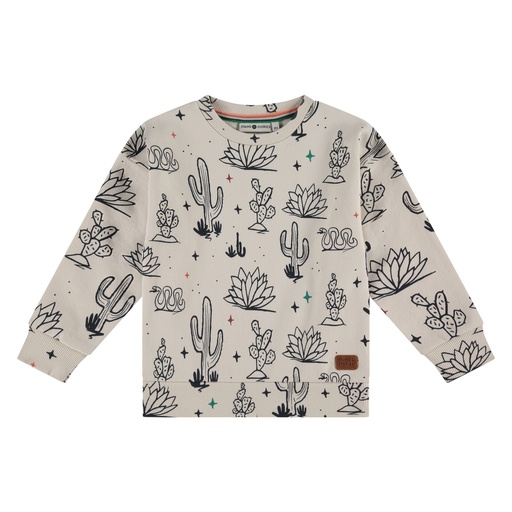 Stains & Stories - boys sweatshirt - bone - SSA25107409-SSA-00014