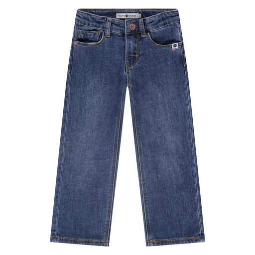 Stains & Stories - girls denim wide leg - dark blue denim - SSA25108202-SSA-00058