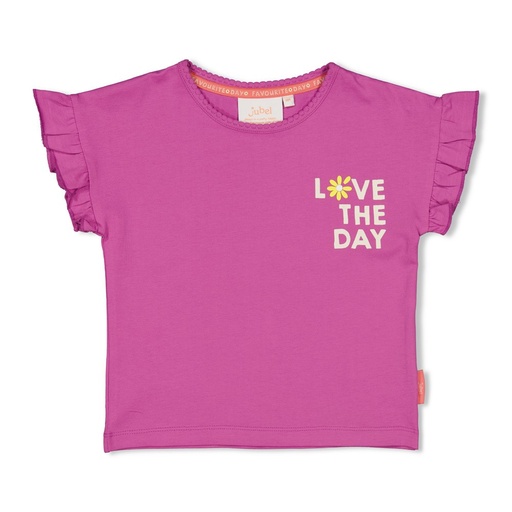 Jubel - T-shirt - Picknick Perfect - Paars - 91700417