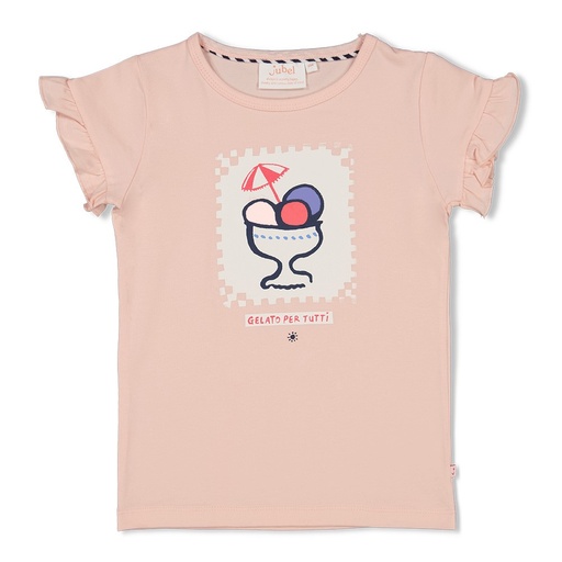 Jubel - T-shirt - Ciao Bella - Roze - 91700401