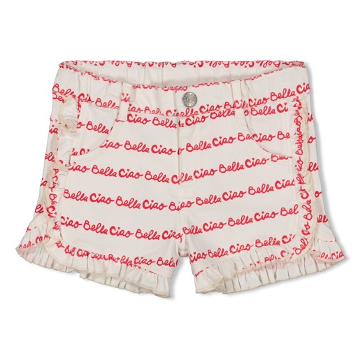 Jubel - Short AOP - Ciao Bella - Offwhite - 92100118
