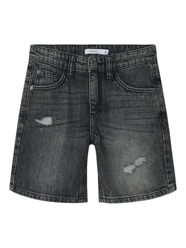 NAME IT KIDS - NKM SILAS LOOSE DNM L SHORTS 7998-BE NOOS - Dark Grey Denim