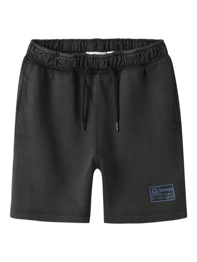 NAME IT KIDS - NKM FANDEL SWEAT SHORTS UNB - Black
