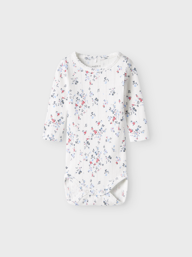 NAME IT BABY - NBF FILINE LS BODY - Cloud Dancer