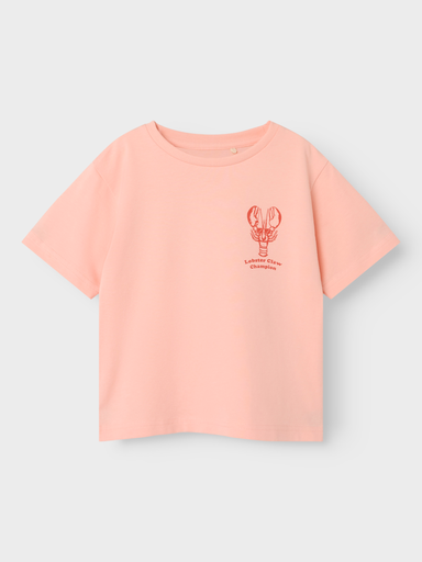 NAME IT MINI - NMM FELSTER NREG SS TOP - Peach Pearl