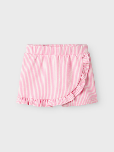 NAME IT MINI - NMF FRIS SHORTS - Bright White Pink Frosting