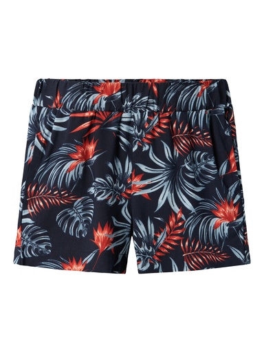 NAME IT MINI - NMM FERANE SHORTS BOX - Navy Blazer TROPICAL