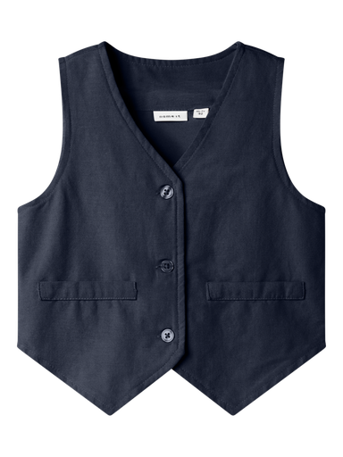 NAME IT MINI - NMM FAHER WAISTCOAT - Navy Blazer