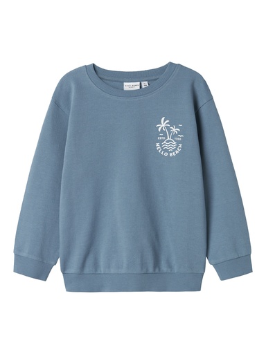 NAME IT MINI - NMM VASSE LS NREG SWEAT UNB - Spring Lake