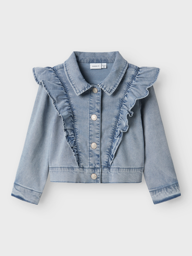 NAME IT MINI - NMF AMBER DNM JACKET 1544-YB D - Light Blue Denim