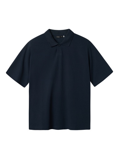 LMTD - NLM HANNES SS L PIQUE POLO - Dark Sapphire