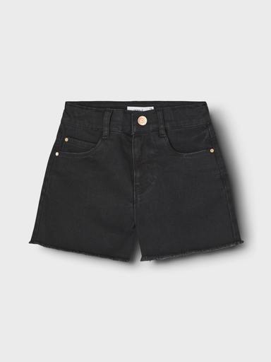 NAME IT KIDS - NKF ROSE HW MOM  DNM SHORTS 8222-YA NOOS - Black Denim