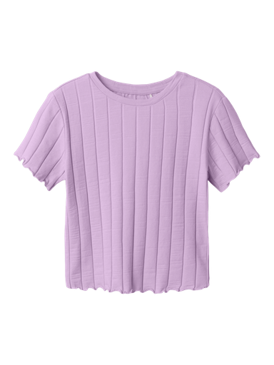 NAME IT KIDS - NKF NORALINA SS CROP TOP NOOS - Orchid Bloom
