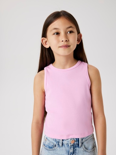 NAME IT KIDS - NKF NAKAL SL SHORT TOP NOOS - Pink Frosting