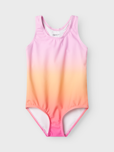 NAME IT MINI - NMF ZIDYE SWIMSUIT - Living Coral