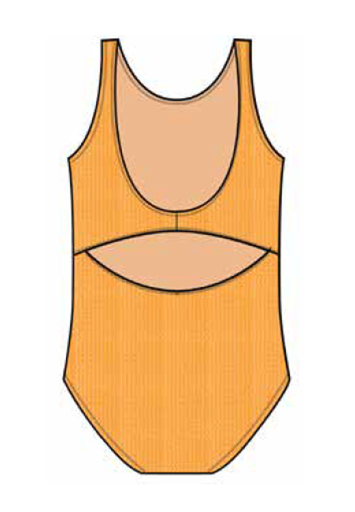 NAME IT KIDS - NKF ZEDU SWIMSUIT - Bright Marigold