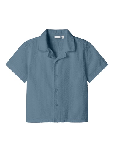 NAME IT MINI - NMM FEBEK SS NREG SHIRT - Spring Lake