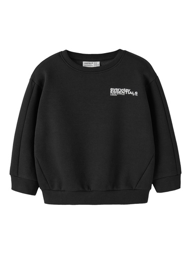 NAME IT MINI - NMM OKIAN LS RLX SWE BRU BF - Black