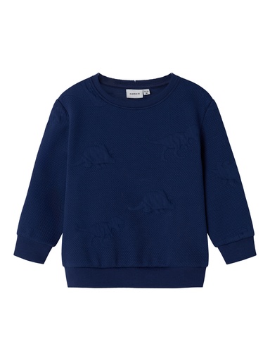 NAME IT MINI - NMM NOLAN LS NREG SWEAT UNB - Blueprint